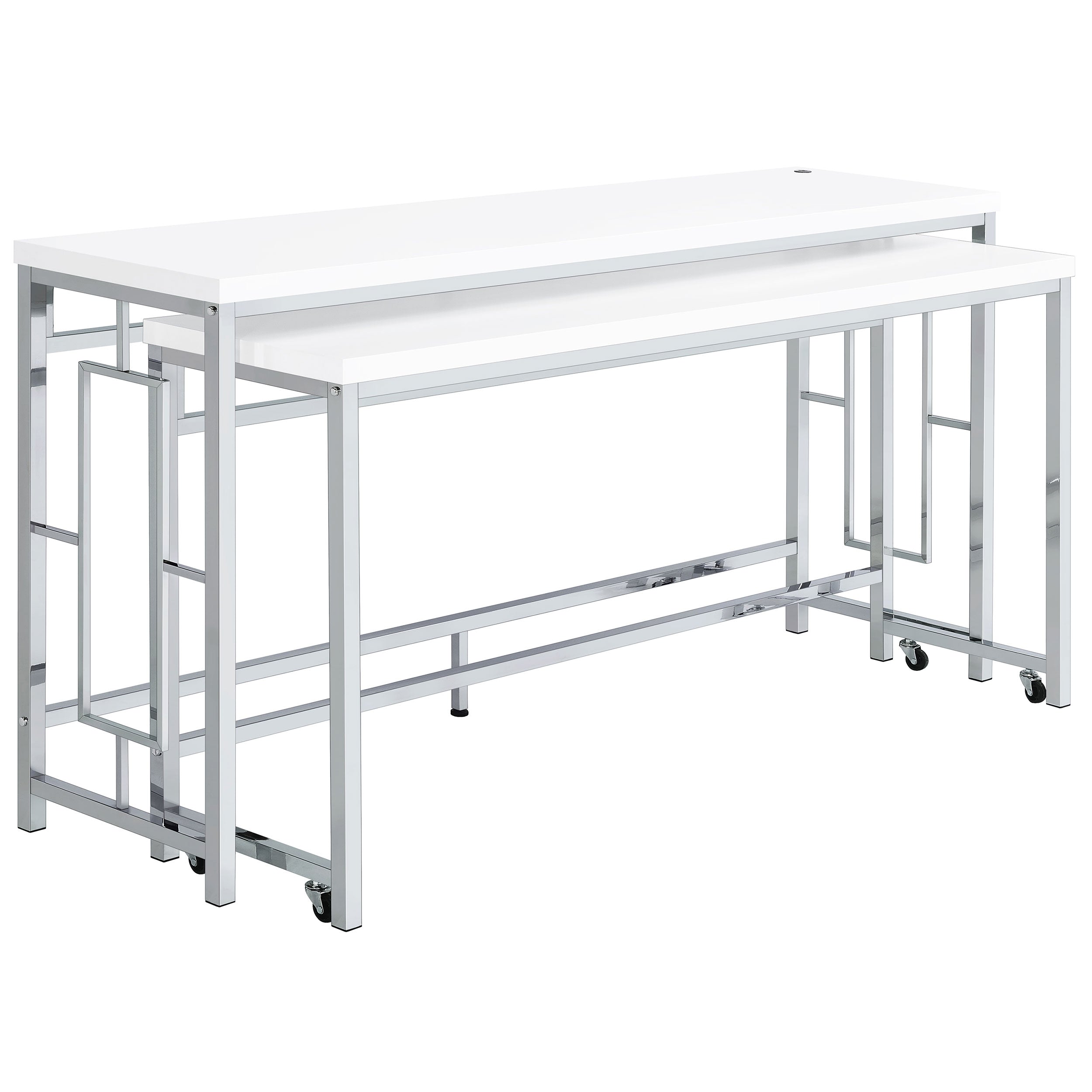 Jackson Multipurpose Counter Height Table Set White