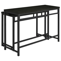Hawes Multipurpose Counter Height Table Set Black