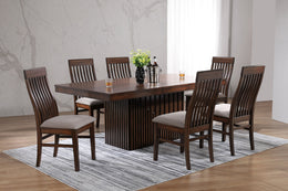 Briarwood Extension Leaf Dining Table Set Mango Oak