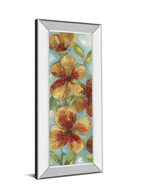 Mirrored Frame Bliss I By Asia Jensen 18X42 Mirror Frame Print