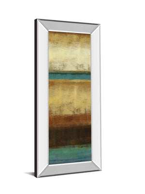 Mirrored Frame Earth By Allison Pearce 18X42 Mirror Frame Print