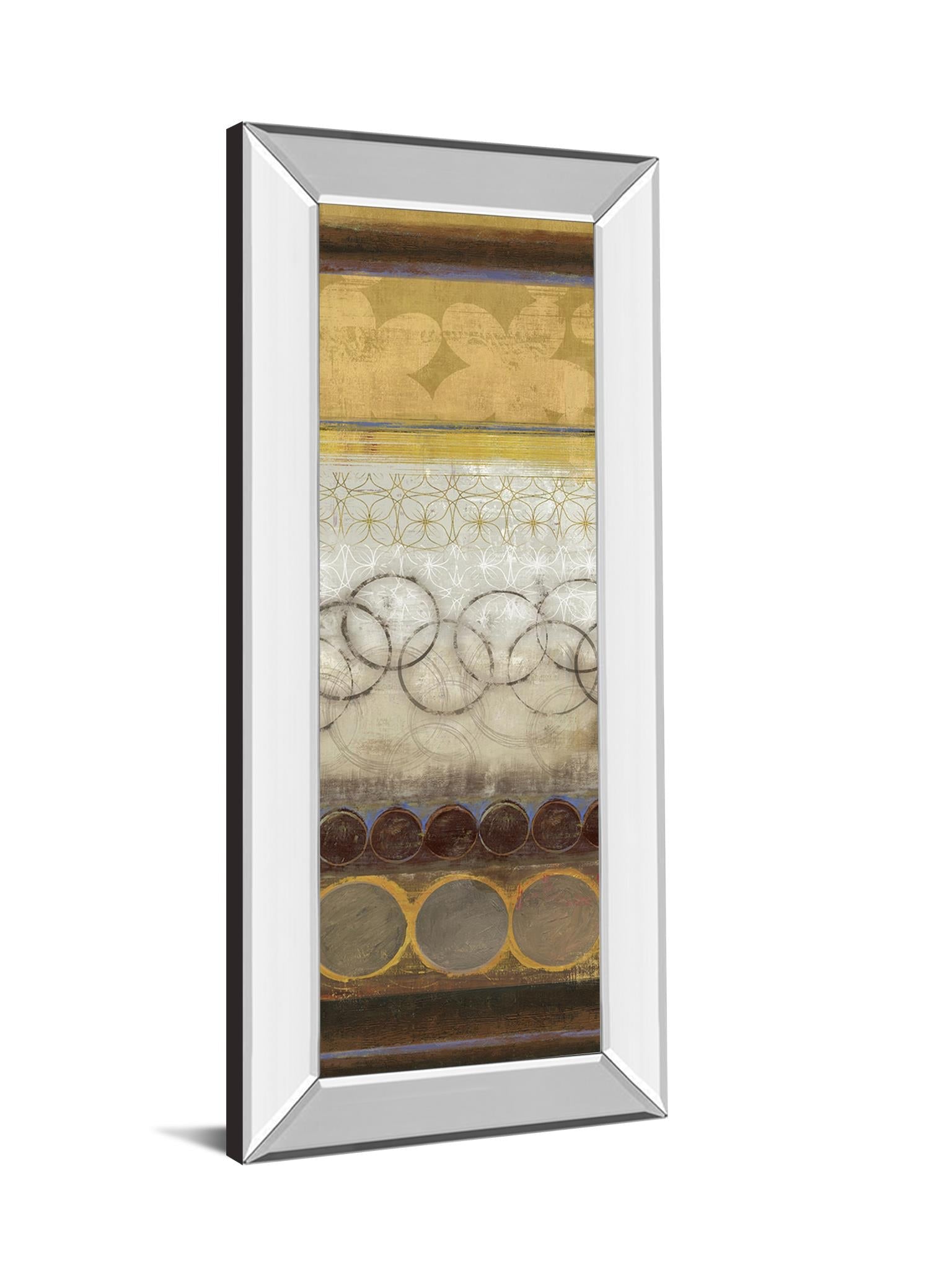 Mirrored Frame Mellow I By Allison Pearce 18X42 Mirror Frame Print