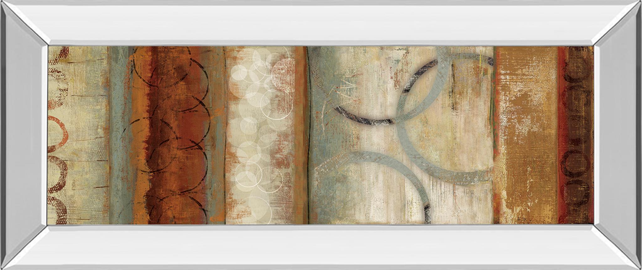 Mirrored Frame Juncture Ii By Tom Reeves 18X42 Mirror Frame Print