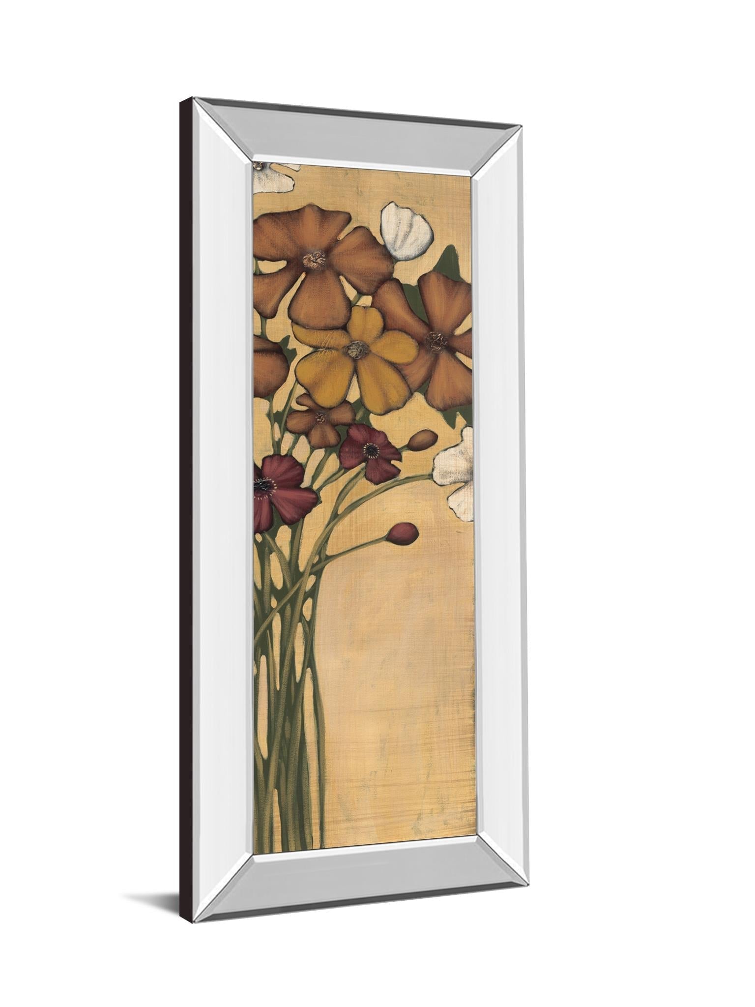 Mirrored Frame Wandering Bouquet By Maja 18X42 Mirror Frame Print