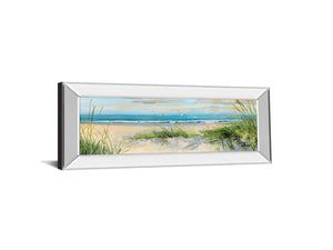 Mirrored Frame Catching The Wind Ii By Sally Swatland 18X42 Mirror Frame Print