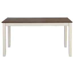 Fortress Rectangular Dining Set Vintage Vanilla
