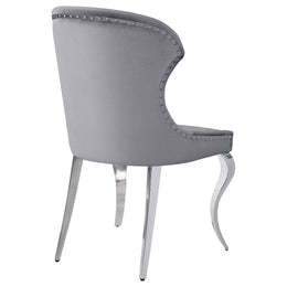 Cheyanne Upholstered Dining Side Chair Black (Set of 2)
