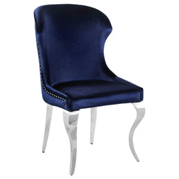 Cheyanne Upholstered Dining Side Chair Black (Set of 2)