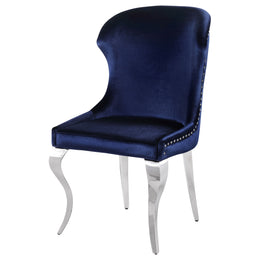 Cheyanne Upholstered Dining Side Chair Black (Set of 2)
