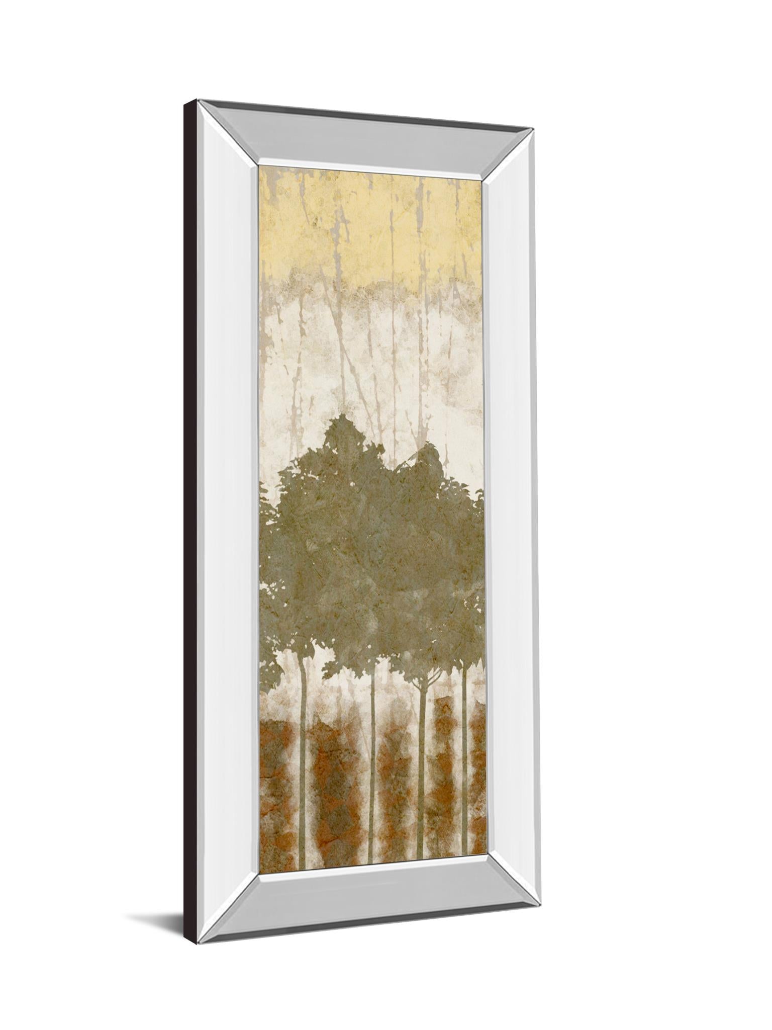 Mirrored Frame Nature'S Quartet Ii By Alonzo Saunders 18X42 Mirror Frame Print