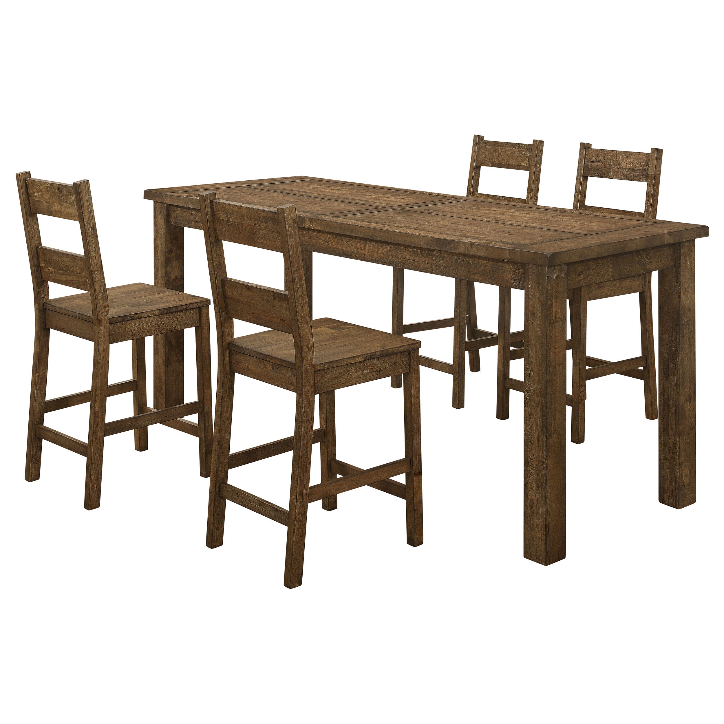 Coleman Counter Height Dining Set Golden Brown