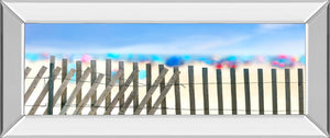 Mirrored Frame Beachscape Ii By James Mcloughlin 18X42 Mirror Frame Print