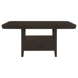 Prentiss Butterfly Leaf Dining Table Set Cappuccino