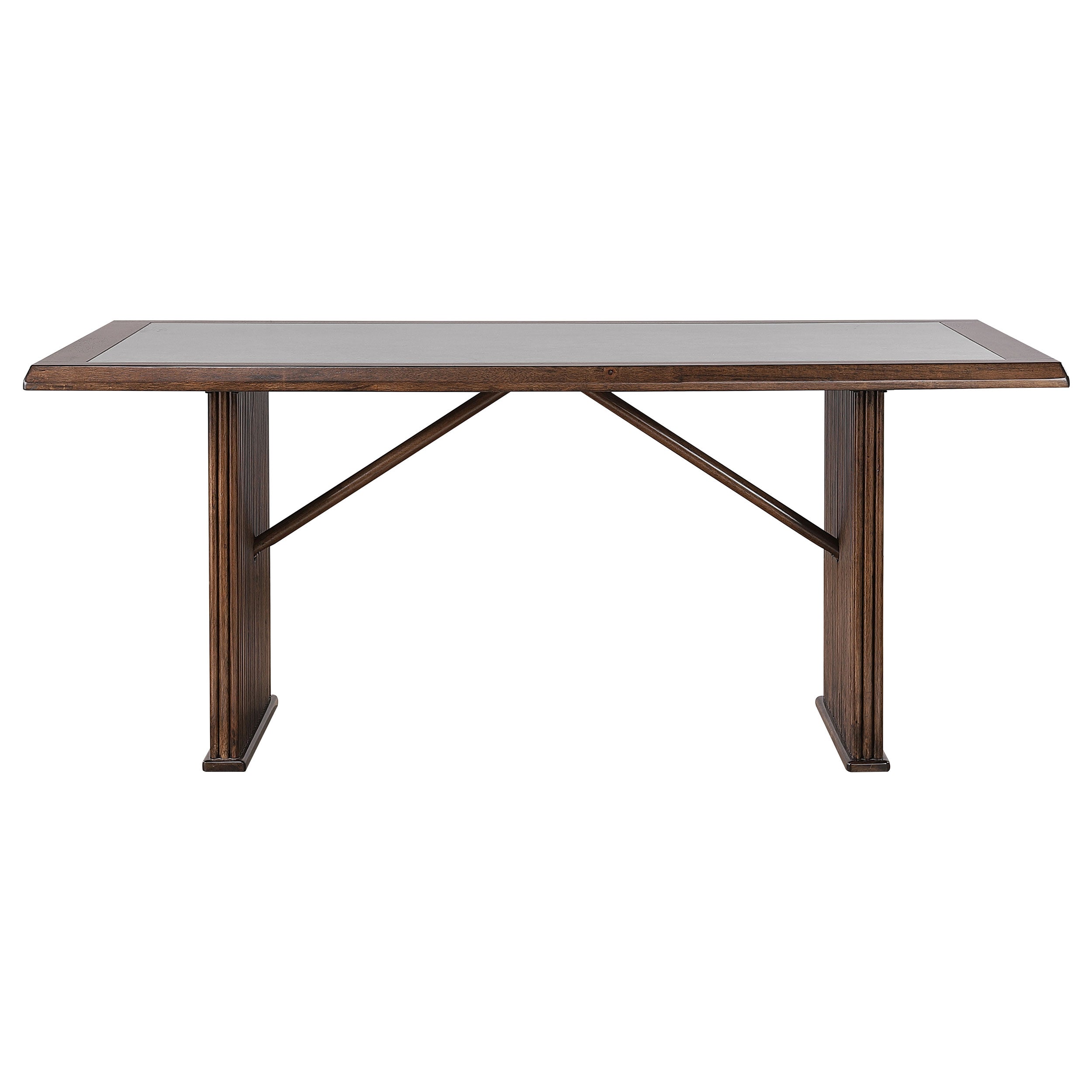 Sherwood Rectangular Dining Table Set Brown