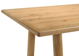 Duncan 7-piece Rectangular Wood Dining Table Set Washed Oak