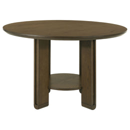 Ottowa 47-inch Round Counter Height Dining Table Brown