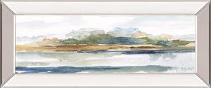 Blue Solace By Nan 18X42 Mirror Frame Print
