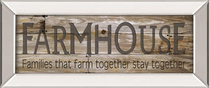 Farmhouse By Cindy Jacobs 18X42 Mirror Frame Print