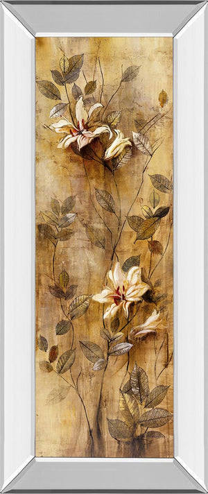 Candlelight Lilies Ii By Douglas 18X42 Mirror Frame Print