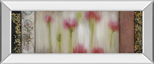 Rain Flower I By Dysart 18X42 Mirror Frame Print