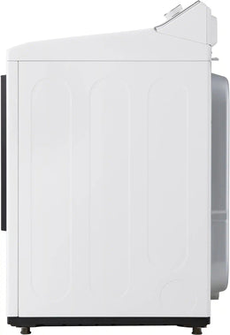 Package - LG - 5.0 Cu. Ft. High-Efficiency Smart Top Load Washer with Easy Unload and 7.3 Cu. Ft. Smart Electric Dryer with Sensor Dry - Alpine White