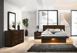 Jessica California King Bedroom Set Cappuccino