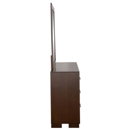 Jessica 6-drawer Dresser Cappuccino