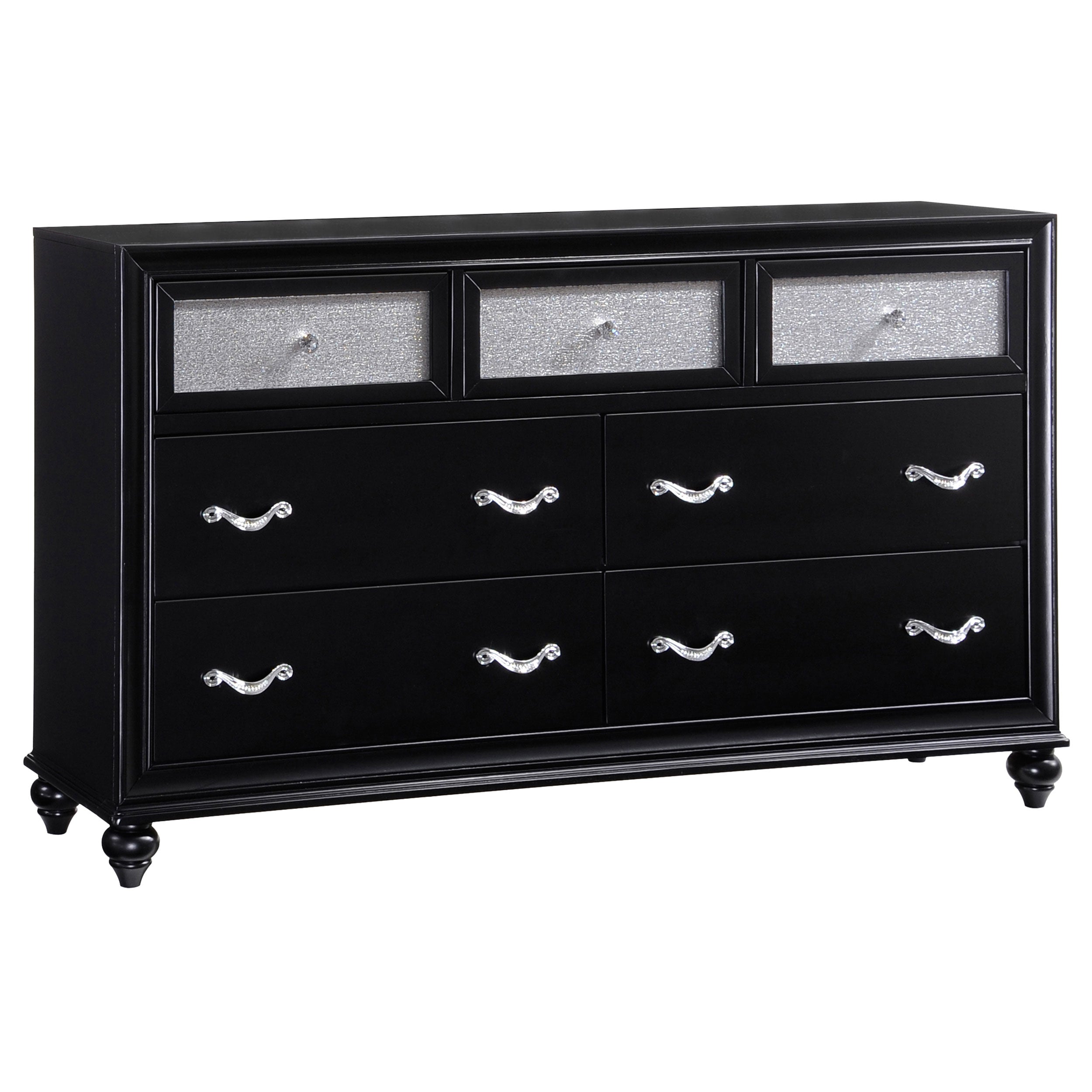 Barzini California King Bedroom Set Black