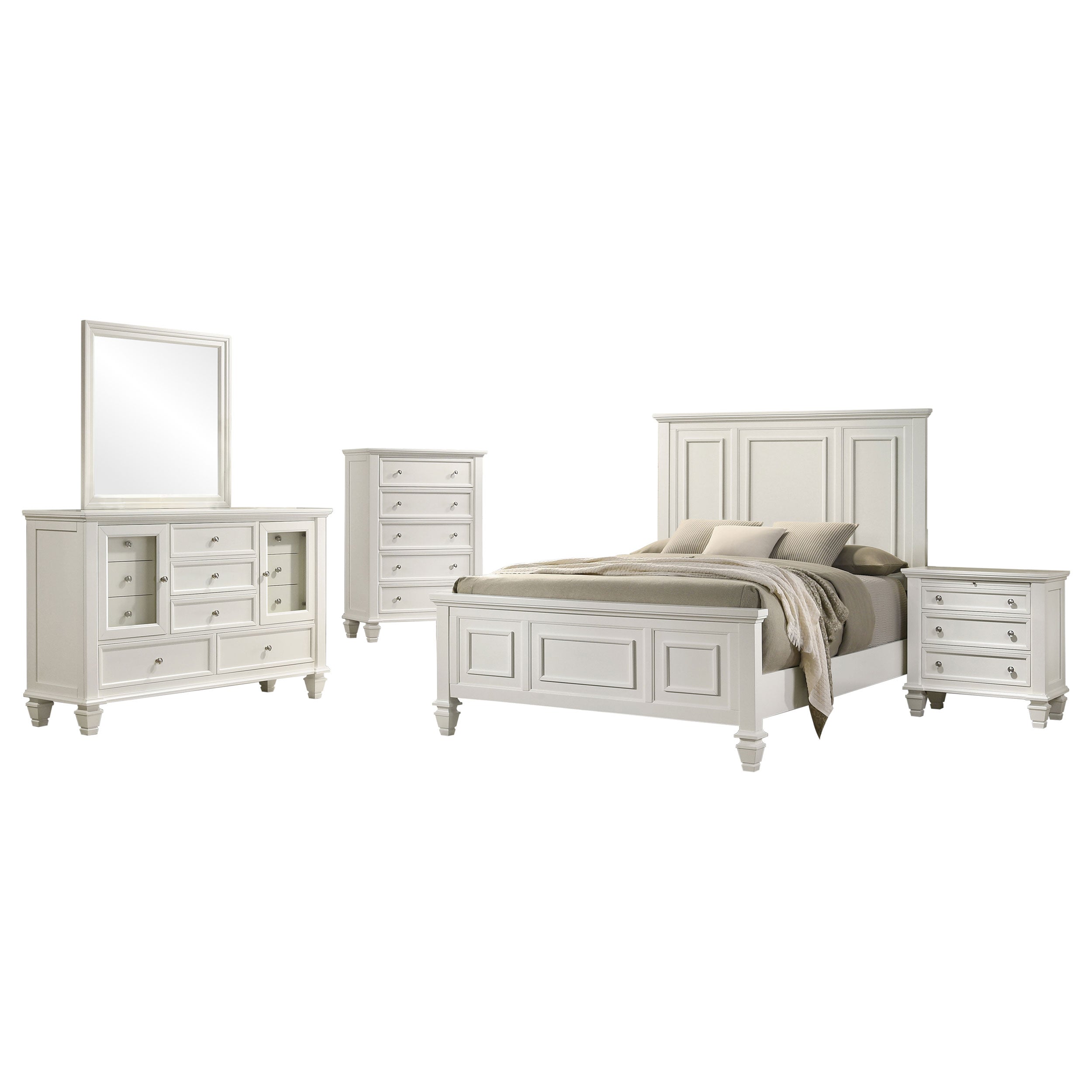 Sandy Beach California King Bedroom Set Black