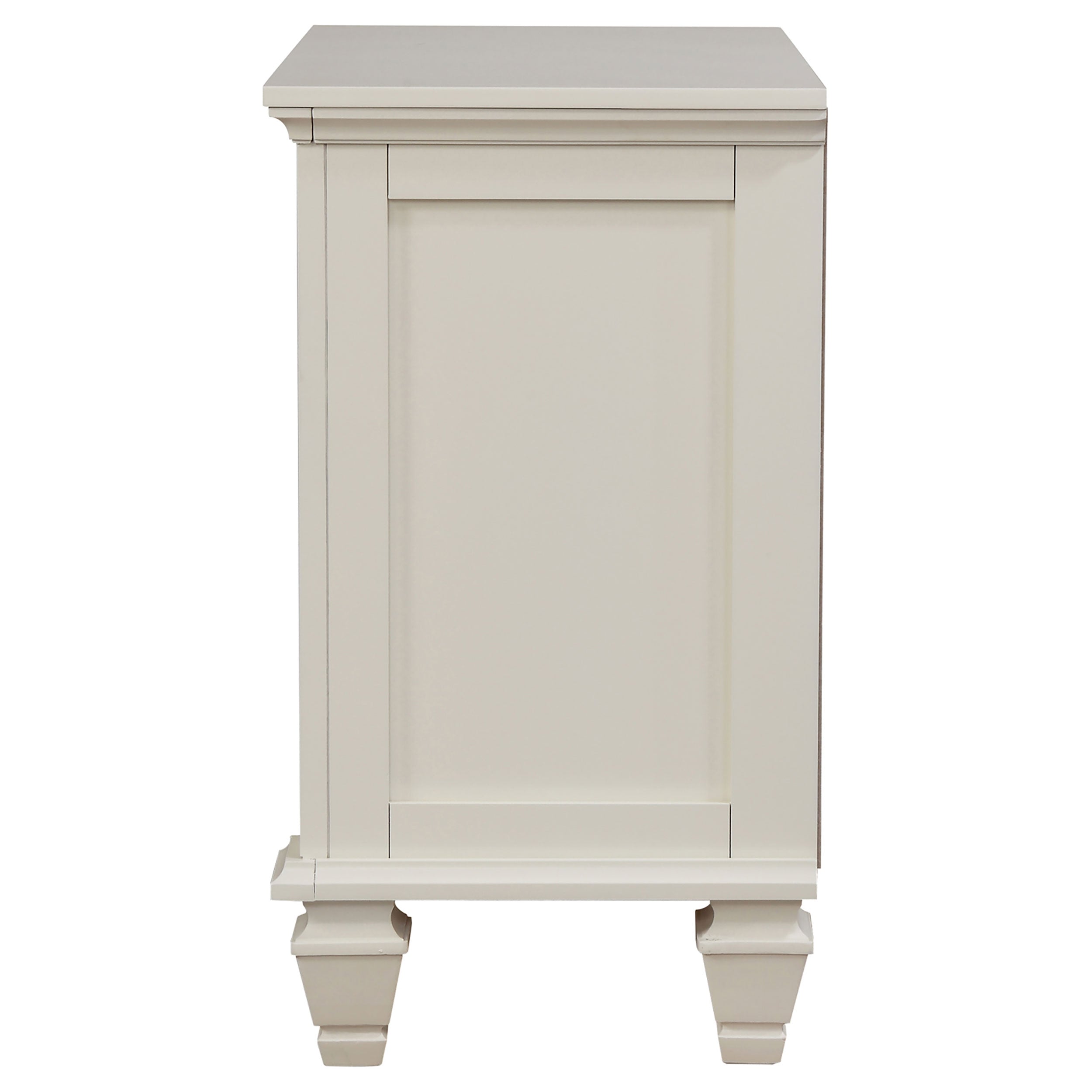 Sandy Beach 3-drawer Nightstand Black