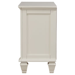 Sandy Beach 3-drawer Nightstand Black