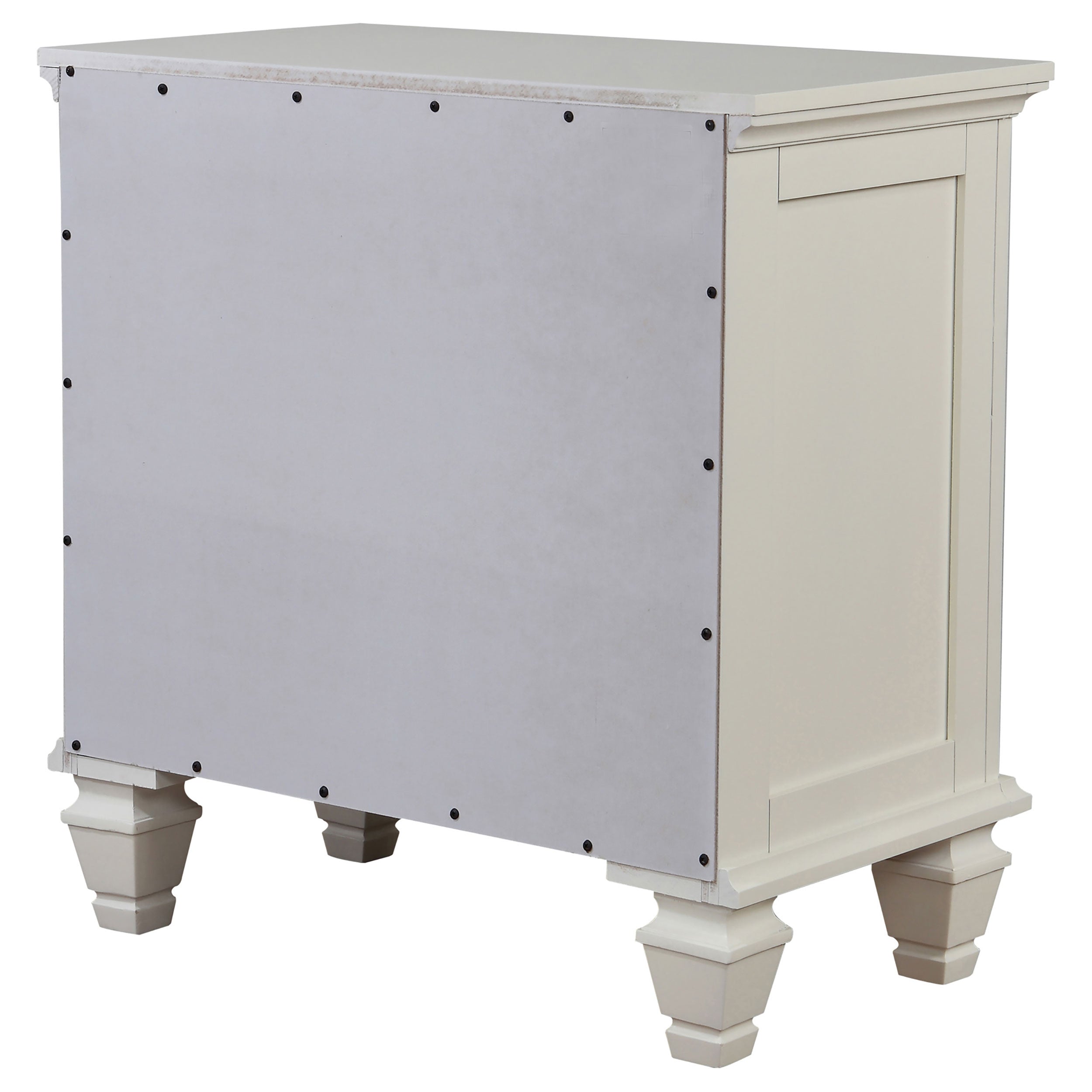 Sandy Beach 3-drawer Nightstand Black