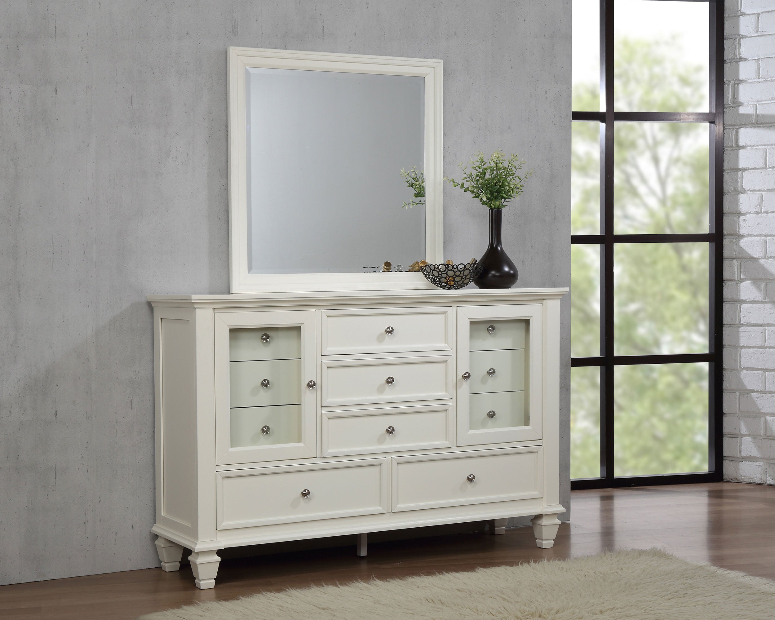 Sandy Beach 11-drawer Dresser Black