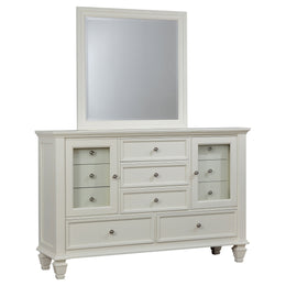 Sandy Beach 11-drawer Dresser Black