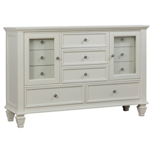 Sandy Beach 11-drawer Dresser Black