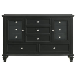 Sandy Beach California King Bedroom Set Black