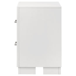 Jessica 2-drawer Nightstand Cappuccino