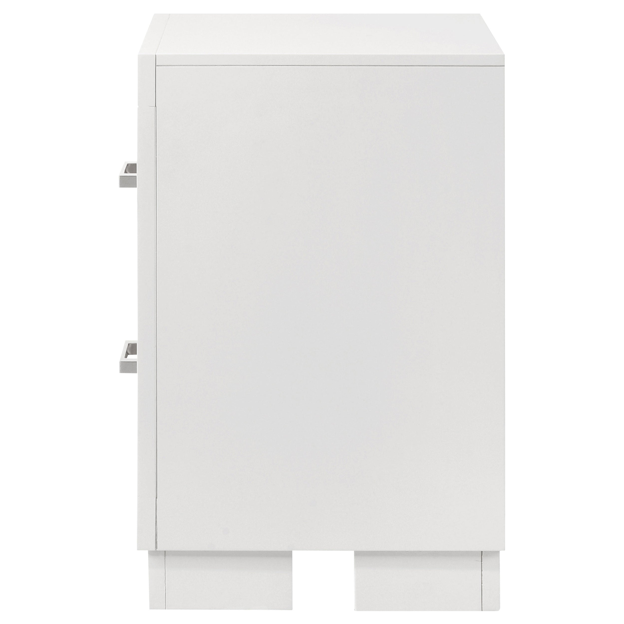 Jessica 2-drawer Nightstand Cappuccino