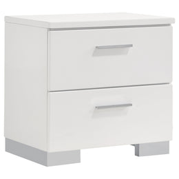 Felicity Bedroom Set White High Gloss