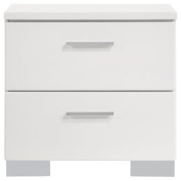 Felicity Bedroom Set White High Gloss