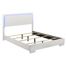 Felicity California King Bedroom Set White Gloss