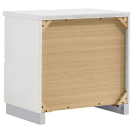 Felicity California King Bedroom Set White Gloss