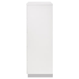 Felicity 5-drawer Bedroom Chest White High Gloss