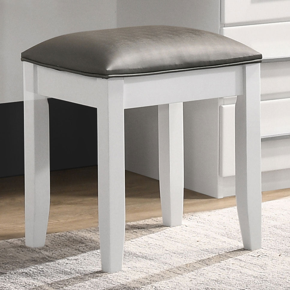 Felicity 9-drawer Vanity Table Lighted Mirror Glossy White