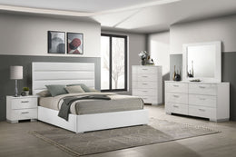Felicity Bedroom Set White High Gloss