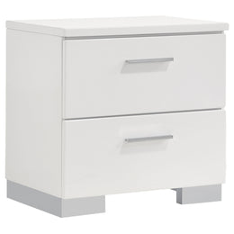Felicity Bedroom Set White High Gloss