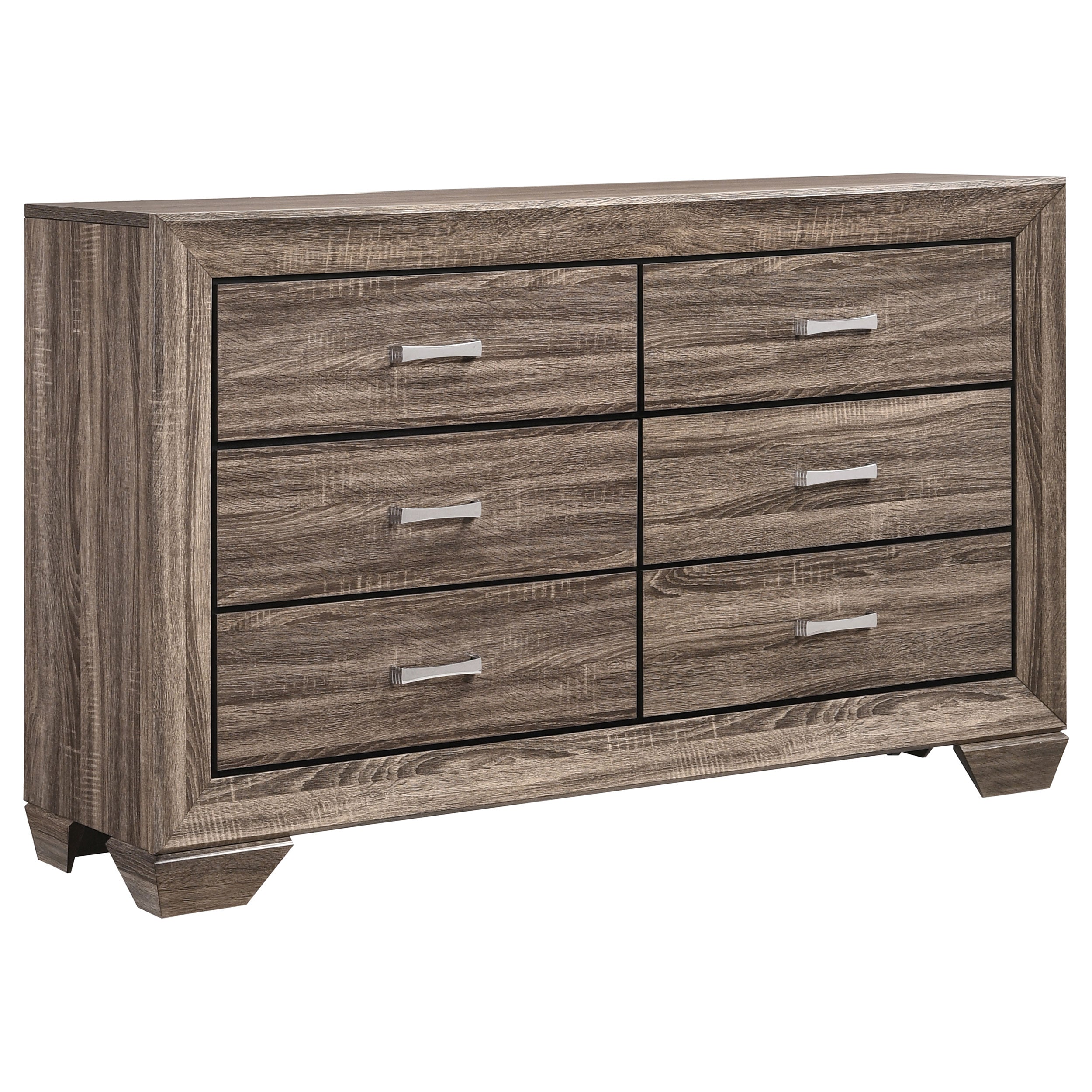 Kauffman California King Bedroom Set Dark Cocoa
