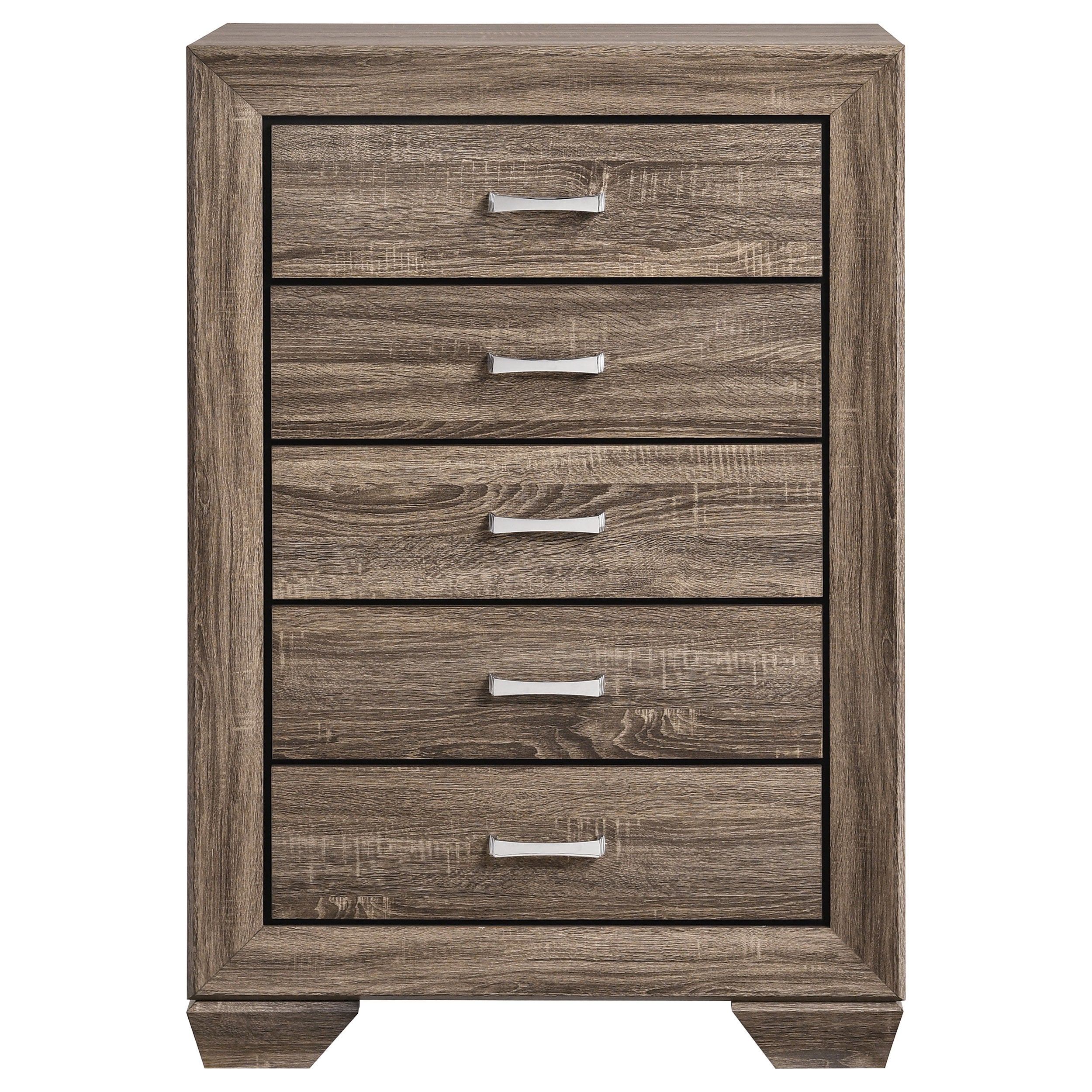Kauffman 5-drawer Bedroom Chest Dark Cocoa