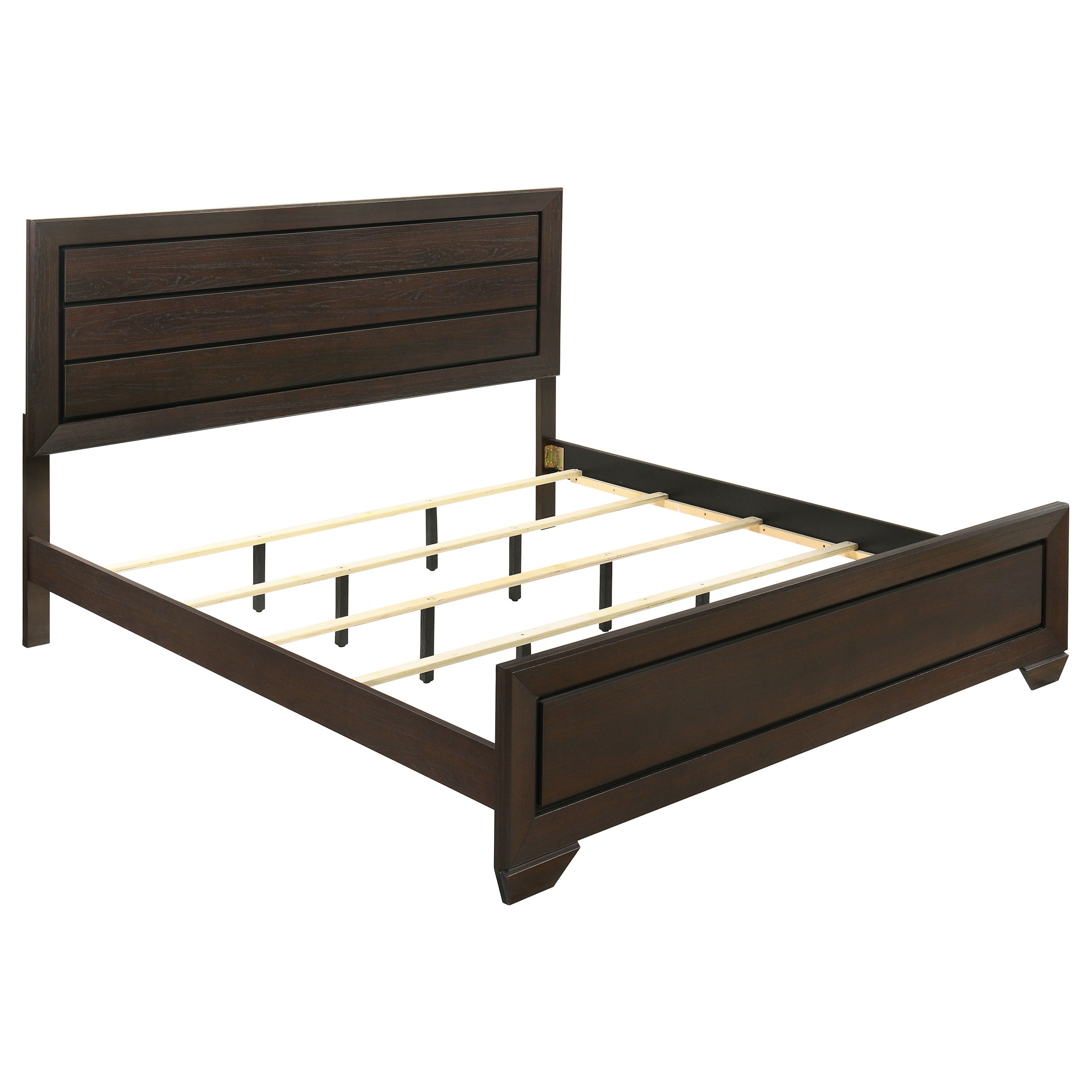 Kauffman California King Bedroom Set Dark Cocoa