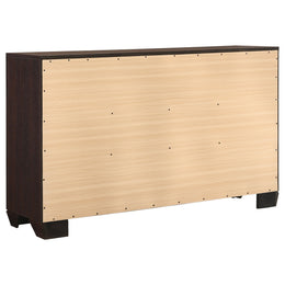 Kauffman California King Bedroom Set Dark Cocoa